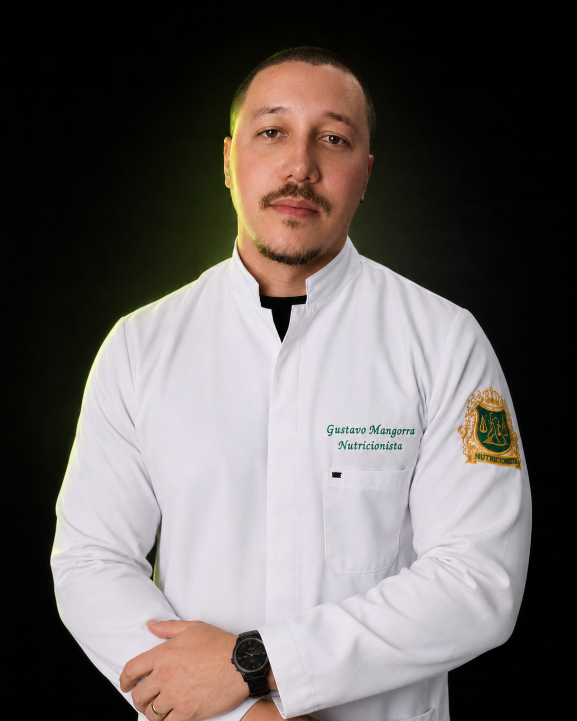 Gustavo Ferreira, nutricionista, retrato profissional